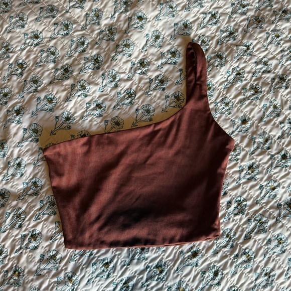 naked wardrobe Tops - Naked Wardrobe One-Shoulder Tank Top